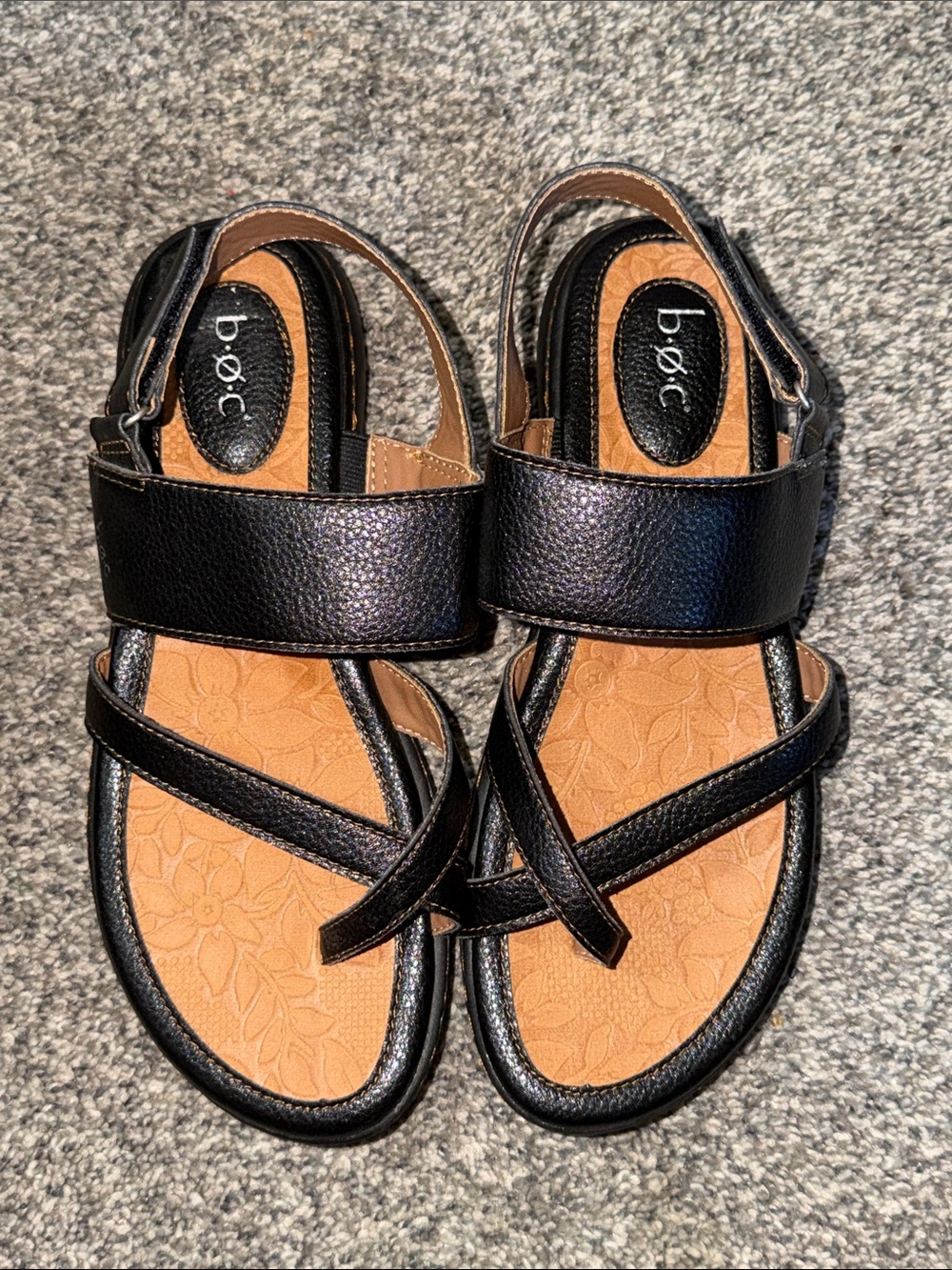 B.O.C chocolate brown sandals women’s size 9